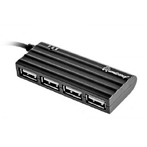 SMARTBUY (SBHA-6810-K) 4 порта черный USB-устройство