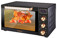 KRAFT KF-MO 3506 KGLB (черный/золото) с дисплеем Мини печь