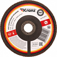 KRANZ (KR-90-0019) Круг лепестковый торцевой, P60, 150х22,2мм Торцевой круг