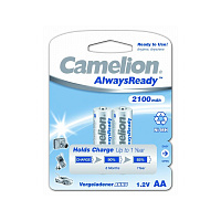 CAMELION (7966) AA- 2100MAH NI-MH ALWAYS READY BL-2 (NH-AA2100ARBP2, аккумулятор, 1.2В) Элементы питания