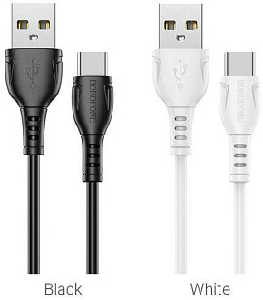 BOROFONE (6931474743947) BX51 USB 3.0A для Type-C White 1 м Кабель