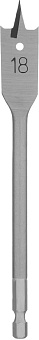 MATRIX Сверло по дереву перовое, 18 мм 6-гранный хвостовик//