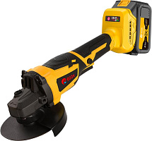EDON AAG-21/125BL черный/желтый 25093 21В, 2аккум Машина шлифовальная угловая