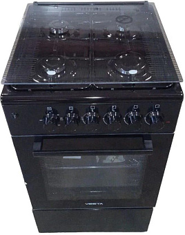 VESTA Valencia VGE 50 10-E Черный Плита газоэлектрическая