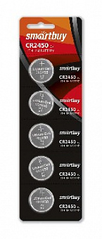 SMARTBUY (SBBL-2450-5B) CR2450/5B в упаковке 5шт (цена за 1шт) Элементы питания