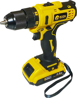 EDON AD-18 черный/желтый 23164 18В, 2аккум Дрель-шуруповёрт