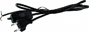 VOLSTEN (9350) S-LRBK, плоская вилка, черный