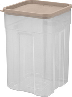 SUGAR&SPICE SE225510005 Honey 0,75 л квадратная латте для сыпучих продуктов