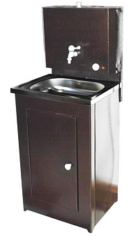 ВИХРЬ 74/4/11 Умывальник дачный КОМФОРТ, без подогрева, нержавеющая мойка, цвет медь Умывальник