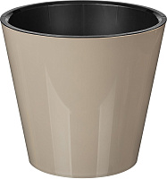 HOMVER Rosemary D160мм, 1,6л с дренажной вставкой (бежевый) 221605427/01 Горшок цветочный HOMVER Rosemary D160мм, 1,6л с дренажной вставкой (бежевый) 