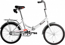 FORWARD KAMA 20 (20 1 ск. рост. 14 ) 2023, белый/серебристый, RB3K013E9XWHXSR Велосипед