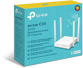 TP-LINK Archer C24, белый Беспроводной маршрутизатор TP-Link Archer C24