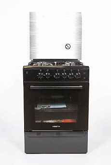 VESTA Valencia VKE 50 10-E Чёрный Газоэлектрическая плита