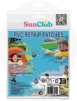 SUNCLUB 290713 (107465) Заплатки ремонтные из ПВХ 5*6 см 10 шт 290713 Sunclub