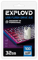 EXPLOYD EX-32GB-700-Silver 2.0 USB-флэш
