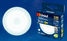 UNIEL (UL-00001671) LED-GX53-8W/NW/GX53/FR PLZ01WH матовая Белый свет Лампа светодиодная