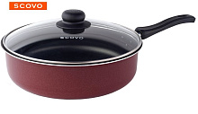 SCOVO СЭ-018 expert со стекл. крышкой д.24 см Сотейник