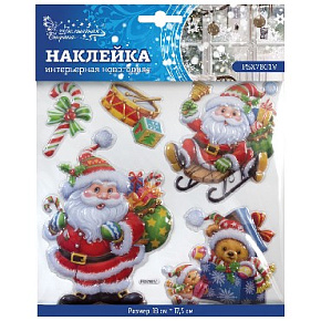 ВОЛШЕБНАЯ СТРАНА Наклейка интерьерная новогодняя PSX7801V 003186 (6) Шары и украшения