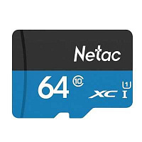 NETAC 64Gb MicroSD P500 (NT02P500STN-064G-S) Карта памяти