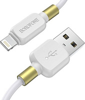 BOROFONE (6931474753137) BX59mUSB 2.4A microUSB белый - 1,0m Кабель