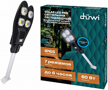 DUWI 24293 6 SOLAR LED PRO COB 80 Вт 6500К черный Светильник светодиодный
