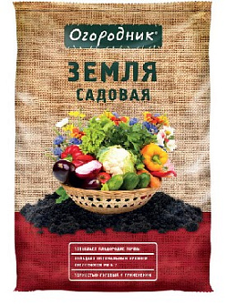 ОГОРОДНИК Грунт Садовая земля 40л Торфяная продукция