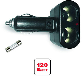 AVS CS202 прикуривателя 12/24 (на 2 выхода)