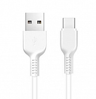HOCO (6957531068853) X20 USB (m)-Type-C (m) 1.0м - белый Дата-кабель Type-C
