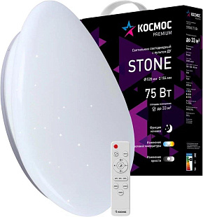 КОСМОС KSSton75W белый Светодиодный настенно-потолочный светильник КОСМОС KSSton75W белый