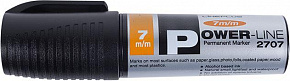 LINE PLUS (08-9201) Маркер перманентный промышленный PER-2707, 7мм, черный, скошенный Маркер