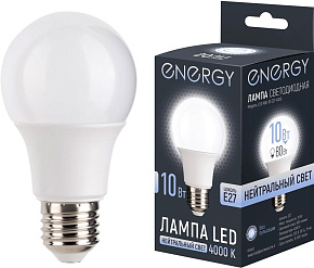 ENERGY LED А60-10-E27-4000 (109308) Лампа светодиодная