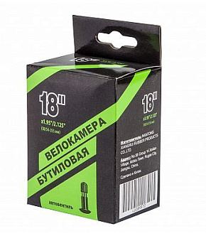 STELS Велокамера NTG 18"X1.95"/2.125" автовентиль, в инд. упаковке*790009*LU089572 Аксессуар д/велосипедов