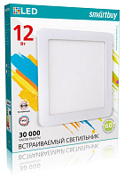 SMARTBUY (SBL-DLSq-12-65K) 12w/6500K Светильник SMARTBUY (SBL-DLSq-12-65K) 12w/6500K