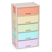 АЛЬТЕРНАТИВА М8823 Колорит 5-ти секцион. широкий (цветной) Комод АЛЬТЕРНАТИВА М8823 Колорит 5-ти секцион. широкий (цветной)