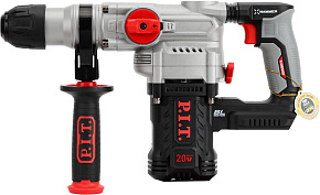 P.I.T. Перфоратор SDS-Plus аккум. бесщеточный PBH20H-26A SOLO (верт, 20В, 5,0Дж, 3реж, Ø26мм, кор.) Перфоратор аккумуляторный P.I.T. Перфоратор SDS-Pl