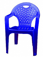 АЛЬТЕРНАТИВА М2611 кресло (синий) Мебель из пластика