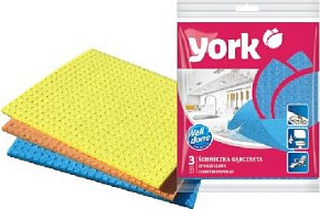 YORK Губч. 3 шт. 024010 Набор салфеток