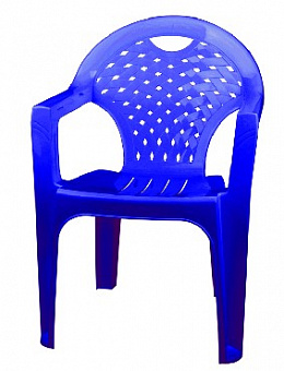 АЛЬТЕРНАТИВА М2611 кресло (синий) Мебель из пластика