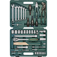 JONNESWAY S04H52460S Набор инструмента универсальный 1/4", 1/2"DR, 60 предметов Набор инструмента