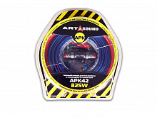 ART SOUND ACCESSORIES APK42 4 AWG 2-кан усилитель до 825 Ватт CCA Установочный набор