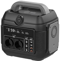 CACTUS Электростанция портативная CS-PCS576 160000mAh 5A QC3.0 2xUSB черный/серый