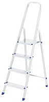 СИБРТЕХ Стремянка, 4 ступени, алюминиевая, Россия 97714 Стремянка СИБРТЕХ Стремянка, 4 ступени, алюминиевая, Россия 97714