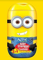 ACTIVE Детский шампунь и кондиционер 2в1 "Minions", 280 мл (512203002) Детский шампунь и кондиционер