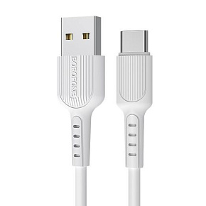 BOROFONE (6957531099468) BX16a USB-Type-C 2A 1M белый Кабель Type-C