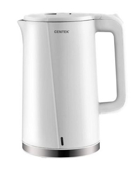CENTEK CT-0005 White (1,7л. металл/пластик) Чайник электрический