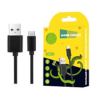 MORE CHOICE (4627151190785) K13a USB (m)-Type-C (m) 1.0м, черный Кабель