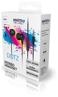 SMARTBUY (SBH-017) DOTZ черный Гарнитура