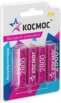 КОСМОС KOCR6NIMH2800mAh4BL фуксия Аккумулятор