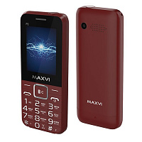 MAXVI P2 WINE-RED телефон