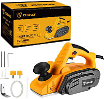 DEKO DKEP1100W SET1, 1100Вт, 82 мм 083-1074 Рубанок